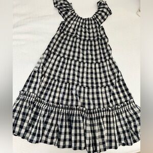 The Great navy plaid dress in size 2 (size Large).
